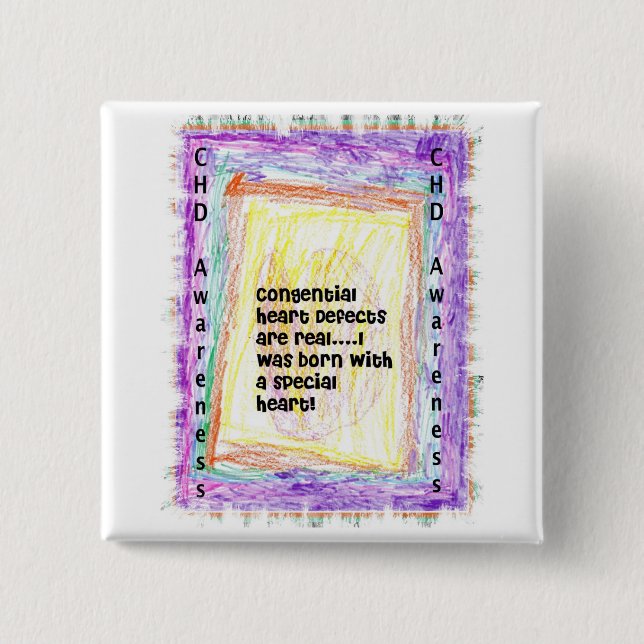 CHD Awareness Button (Front)
