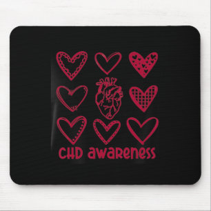 Chd Awareness Heart Anatomical Heart Disease Month Mouse Mat