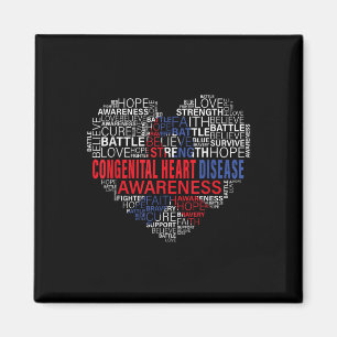 Chd Awareness Heart Disease Fighting Hope Support Magnet