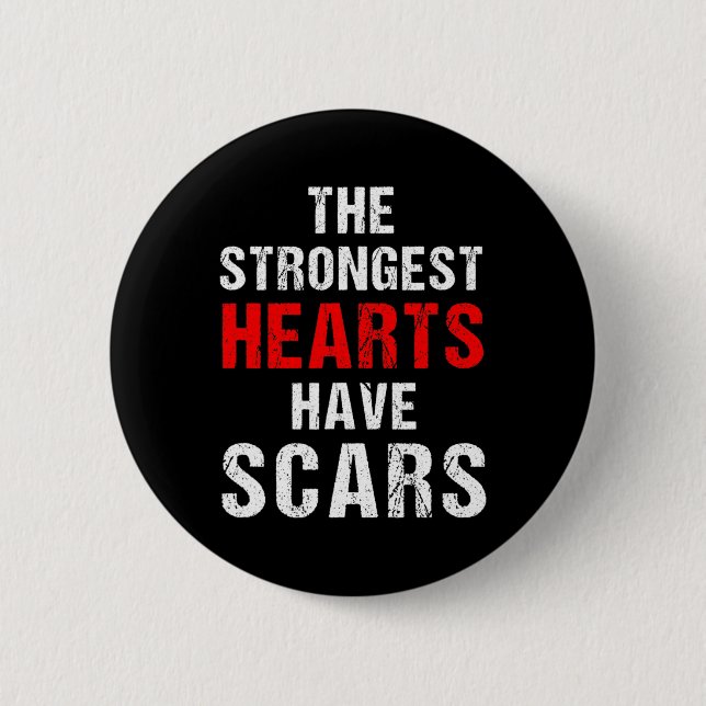 Chd Awareness Quotes About Congenital Heart Diseas 6 Cm Round Badge (Front)