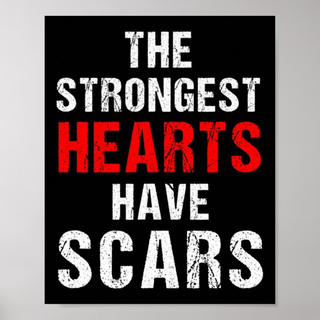 Chd Awareness Quotes About Congenital Heart Diseas Poster (Front)