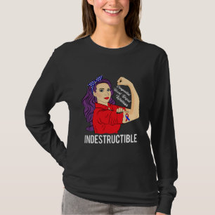 CHD Awareness Shirt Mum Warrior Indestructible