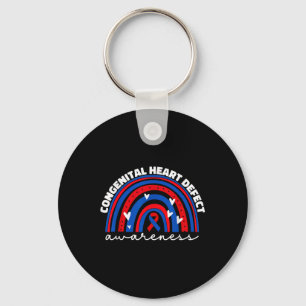Chd Congenital Heart Defect Awareness Month For Ki Key Ring