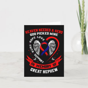 Chd Heart Disease Awareness In Memory Of Great Nep Card