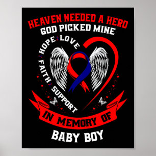 Chd Heart Disease Awareness In Memory Of Son By  Poster