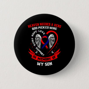 Chd Heart Disease Awareness In Memory Of Son Mum D 6 Cm Round Badge