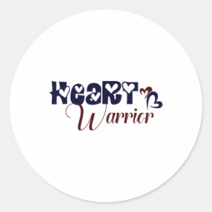 Chd Warrior Congenital Heart Defect Awareness 2  Classic Round Sticker