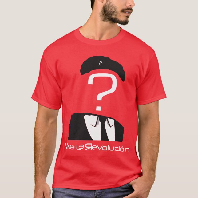 Che Anon - ViVa le Revolucion!! (Dark Shirts) T-Shirt (Front)
