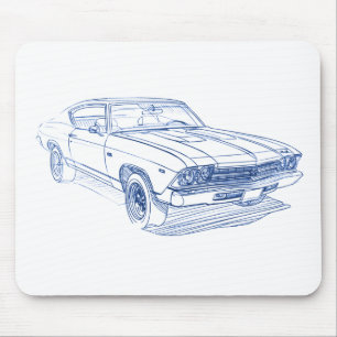 Che Chevelle 1969 SS Mouse Mat