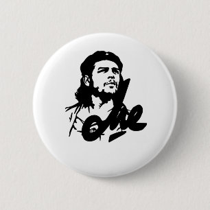 che guevara 6 cm round badge