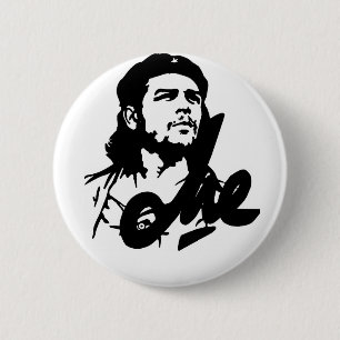 che guevara 6 cm round badge