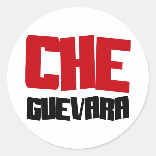 Che Guevara Design Classic Round Sticker (Front)