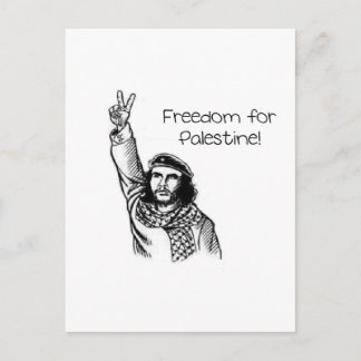 Che Guevara , Freedom for Palestine! Postcard