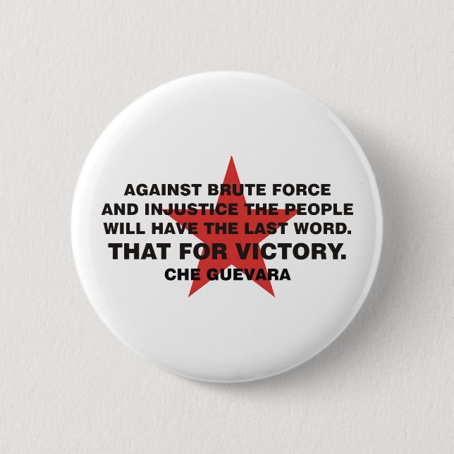 Che Guevara Products! 6 Cm Round Badge (Front)