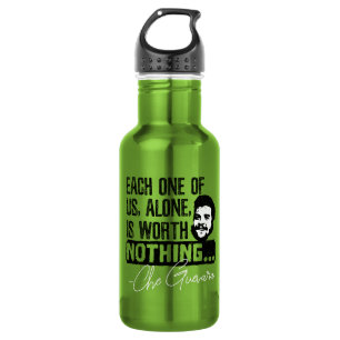 Che Guevara Quote - Each Alone Worth Nothing 532 Ml Water Bottle