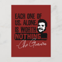 Che Guevara Quote - Each Alone Worth Nothing
