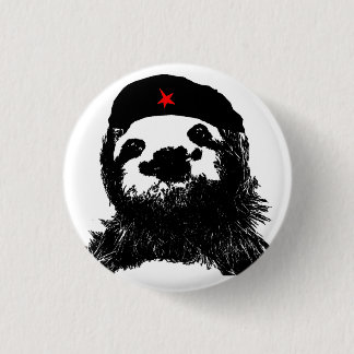 Che Guevara Sloth 3 Cm Round Badge