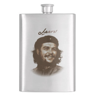 Che Guevara Smile "Cheers" Classic Flask