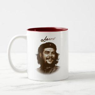 Che Guevara Smile "Cheers" Two-Tone Coffee Mug