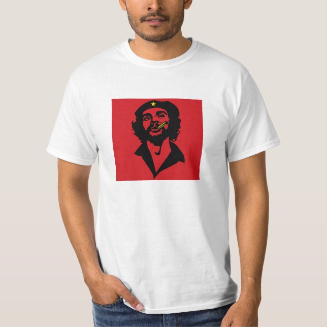 Che Guevara Smoking T-Shirt (Front)
