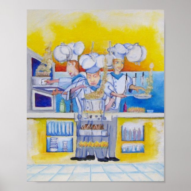 Che if at work Oil painting Poster (Front)