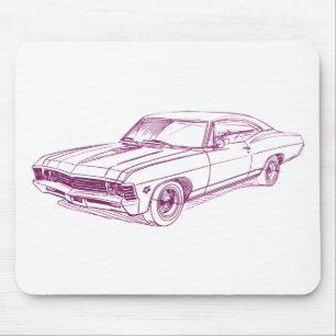 Che Impala 1967 Mouse Mat
