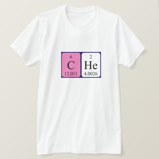 Che periodic table name shirt (Design Front)