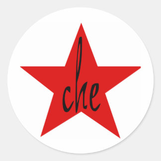 Che Red Star! Classic Round Sticker