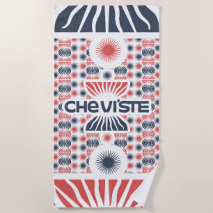 Che saw vers 2024 by MASANSER PIXELAT Beach Towel