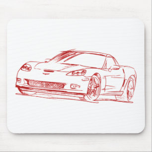 Che Vette 2006 Z06 C6 Mouse Mat
