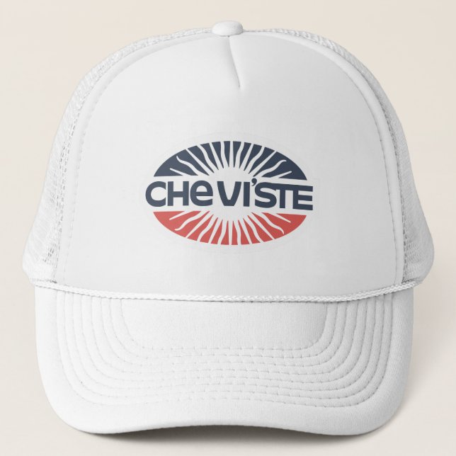 CHE VISTE CHEVISTE BY MASANSER Pixelat Trucker Hat (Front)