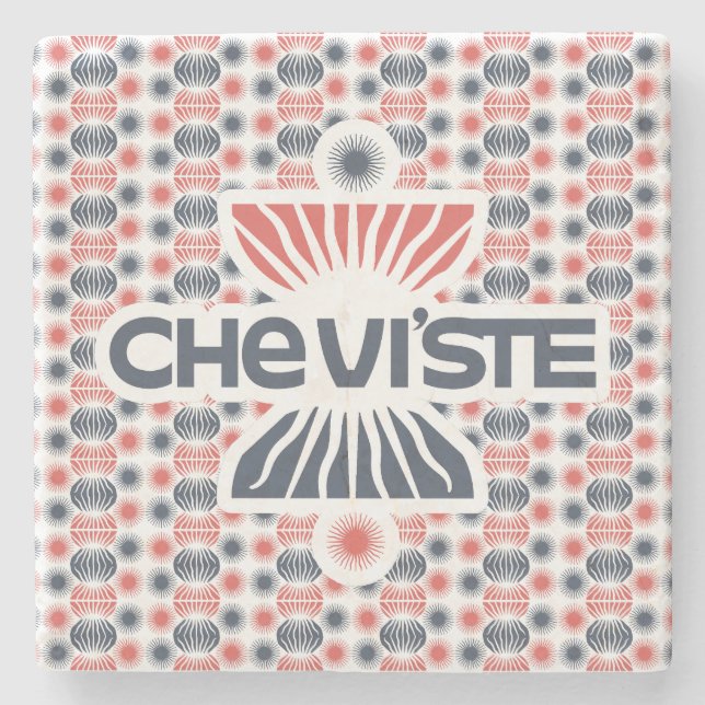 Che viste vers 2024 by MASANSER PIXELAT Stone Coaster (Front)