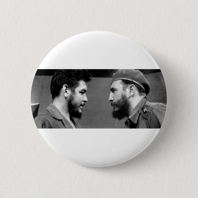 Che-y-Fidel 6 Cm Round Badge (Front)