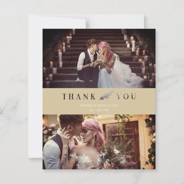 Cheap 2 Photos Wedding Couple Cut Paper Effect (Front)