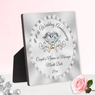 Cheap Anniversary Gifts for Parents, Wedding Gift, Plaque
