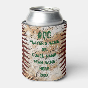 Cheap Baseball Team Goodie Bag Ideas PERSONALIZED Can Cooler