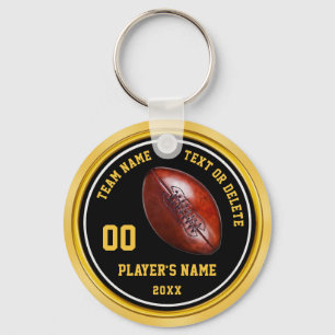 Cheap Black Gold Football Gifts Favors Football Key Ring