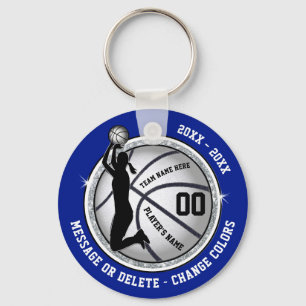 Cheap Blue, Girls Basketball Gifts, Basketball Key Ring