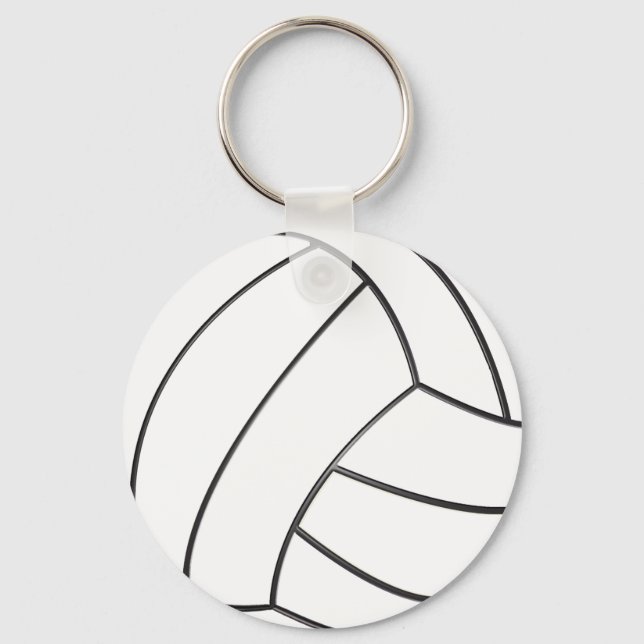 Cheap BULK Volleyball Gifts Keychains Your Colours (Front)