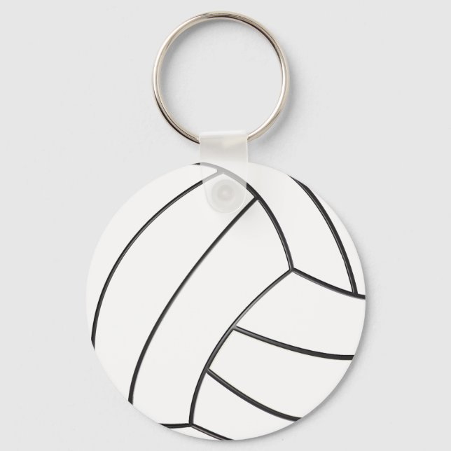 Cheap BULK Volleyball Gifts Keychains Your Colours (Front)