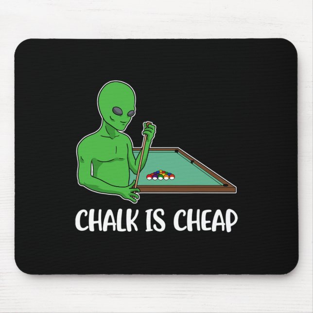 Cheap Chalk Billiards  Mouse Mat (Front)