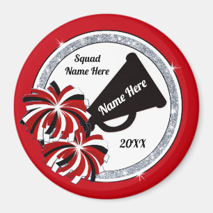 Cheap Cheer Magnets, Cheer Goodie Bag Stuffers Red Magnet