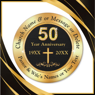 Cheap, Church 50th Anniversary, Party Favours,  Magnet