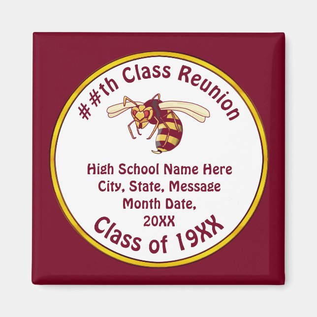 Cheap Class Reunion Gift Ideas Magnets (Front)