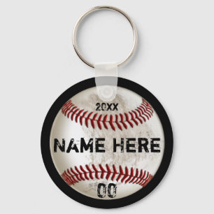 Cheap Dirty look Personalised Baseball Keychains