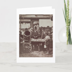 Cheap Fish of St. Giles, from 'Street Life in Lond Card