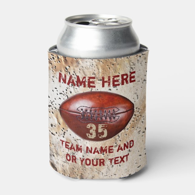 Cheap Football Gifts for Players PERSONALIZED Can Cooler (Can Front)