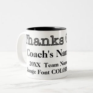 Cheap Gifts for Coaches, PERSONALIZED, Coach Mugs