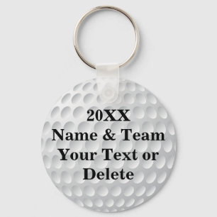 Cheap Golf Party Favours PERSONALIZED Key Ring