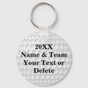 Cheap Golf Party Favours PERSONALIZED Key Ring